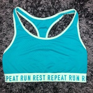 blue old navy sports bra